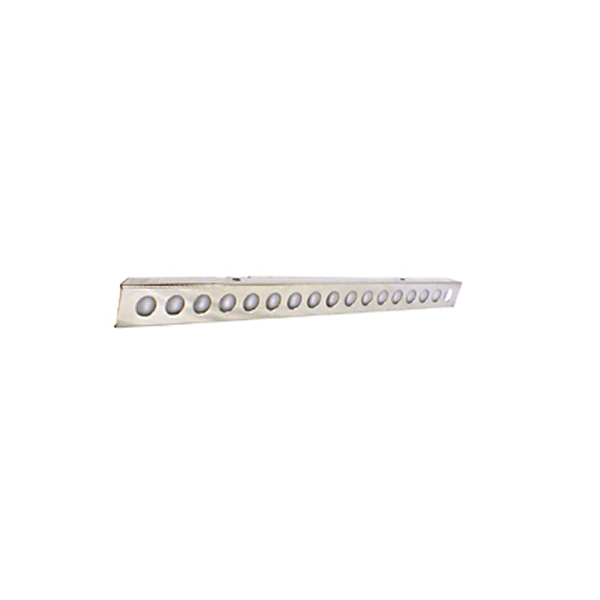 FRONT BUMPER WITH HOLES, STAINLESS, 55-86 CJ EACH