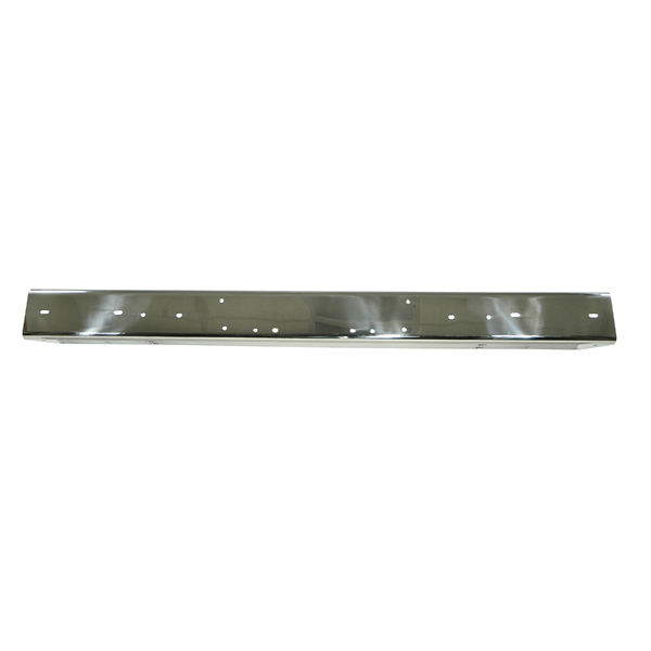 FRONT BUMPER WITHOUT HOLES, STAINLESS, 87-95 WRANGLER