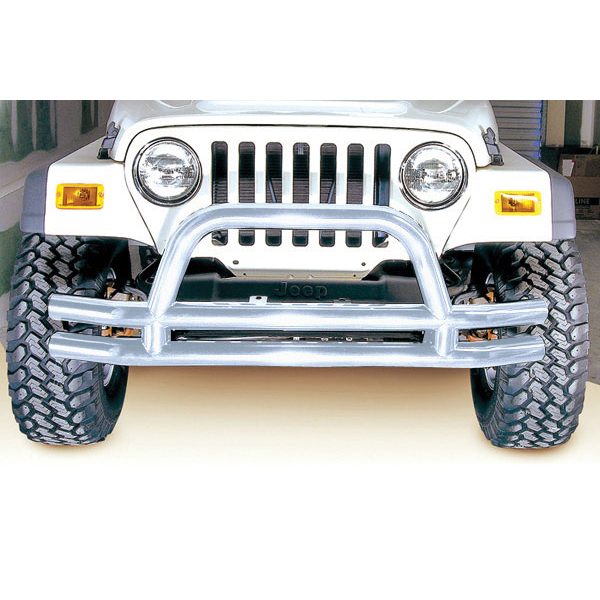 FRONT TUBE BUMPER, STAINLESS, 76-06 CJ, JEEP WRANGLER/UNLIMITED