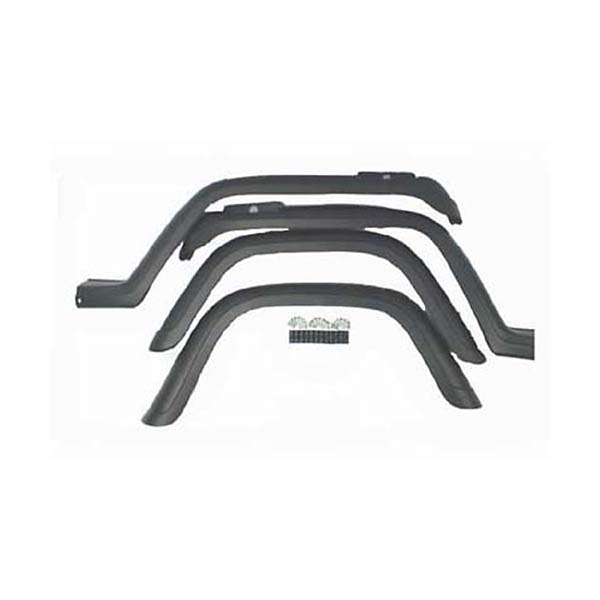 FENDER FLARE KIT, 4-PIECE, 87-95 YJ WITH HARDWARE