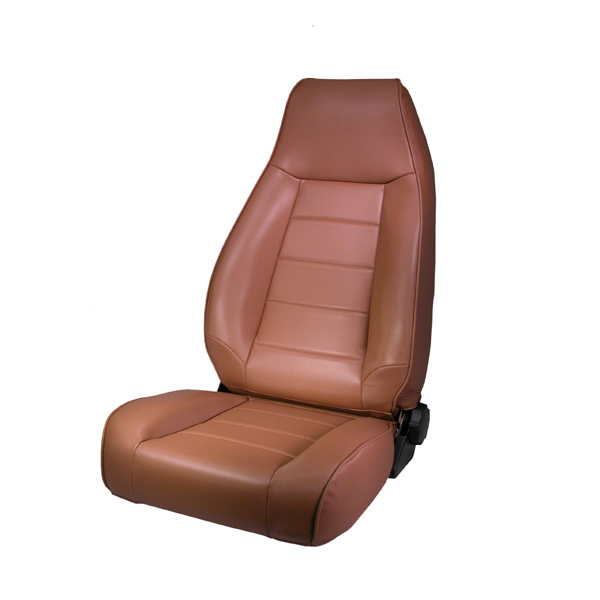 FRONT SEAT, RUGGED RIDGE, FACTORY REPLACEMENT WITH RECLINER, SPICE, 76-02 JEEP CJ & WRANGLER