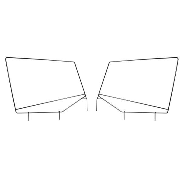 SOFT TOP UPPER DOOR SKIN FRAMES YJ 87-95 PAIR