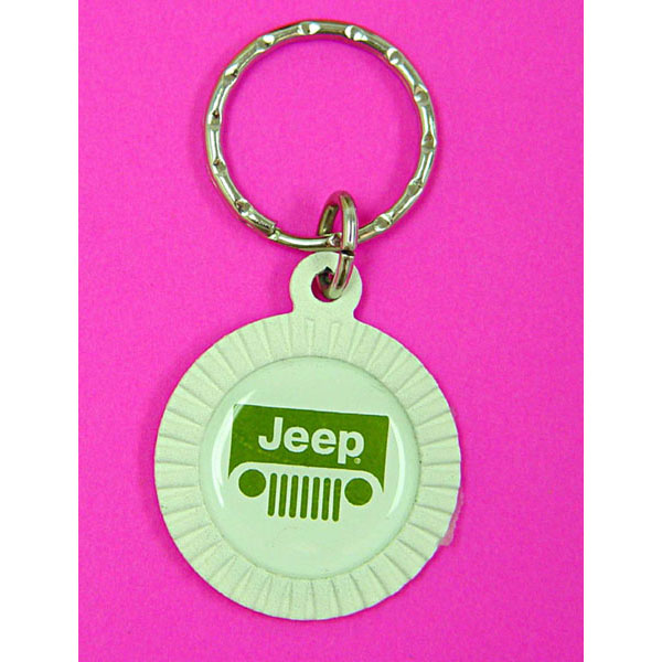 KEY CHAIN JEEP GRILLE ROUND