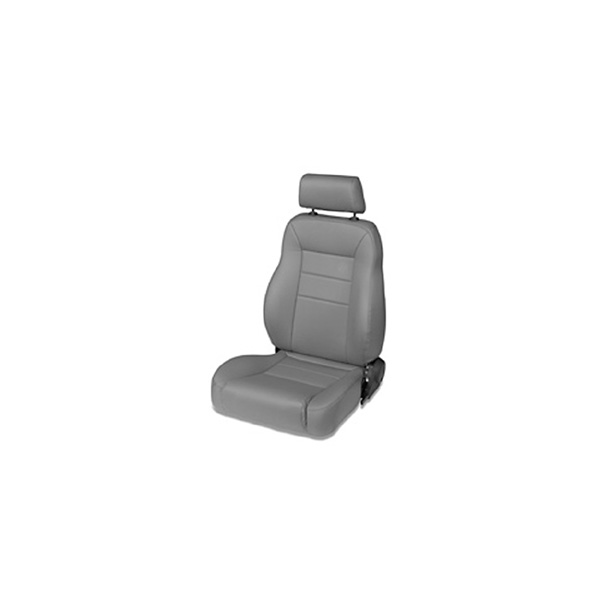 TRAILMAX II PRO RECLINING FRONT SEAT HIGH BACK VINYL PERMINM BUCKETT DRIVE SIDE CHAROAL CJ 76-06