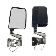 LED MIRROR PAIR, CHROME, 87-02 WRANGLER WITH DUAL FOCAL POINT ON PASSENGER SIDE LENS
The latest in mirror technology puts an LED light on the side of the mirror that turns on when you use your turn signal or parking lamps. This great feature lets the driver beside or behind you know you are turning! Some wiring and drilling required feature lets the driver beside or behind you know you are turning! Some wiring and drilling required for installation. Sold as a pair.                        
Replaces: MS-7797
Made in TAIWAN
UPC: 804314076801
Label: 11016.02 MIRROR LED DL-F KT CH
