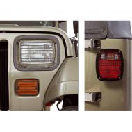 STONE GUARD BILLET SET 7626 87-95
Protect and enhance the look of your Jeep with stone guards. Each set includes six pieces to protect your headlights, taillights and turn signal indicators. These billet stone guards feature a contemporary look found nowhere else. signal indicators. These billet stone guards feature a contemporary look found nowhere else.                         
Replaces: 11236.20
Made in TAIWAN
UPC: 804314116101
Label: STNEGRD BILLET SET F9 7626