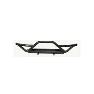 RRC FRONT GRILLE GUARD, BLACK TEXTURED, 87-06 JEEP WRANGLER/UNLIMITEDReplace that stock TJ bumper with a rugged and durable Heavy Duty Off Road Bumper from Rugged Ridge. Our low profile bumpers are ideal for tight approach angles and will fight off the rocks with sturdy 3/16 inch laser cut steel.  Bumpers have approach angles and will fight off the rocks with sturdy 3/16 inch laser cut steel.  Bumpers have integrated and welded eyelets for attaching D-Ring  shackles, top holes for mounting tow hooks, and they are predrilled for mounting off raod lights. Bumpers are powder coated black for superior appearance and durability. The RRC Front Grille Guard is an easy to install front bumper system that offers an expanded opening for use with a winch (winch plate not  included) or with up to four offroad lights. The RRC side supports elevate the tube upwards to provide fender protection while not altering the side clearance. Two reinforced D-Ring attachments allow for easy use of optional D-rings.           Replaces: 11502.11Made in CHINAUPC: 804314116385Label: GRILLE GUARD FRT T-BLK YJ, TJ