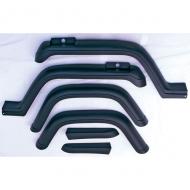 FENDER FLARE KIT, 6-PIECE, 87-95 YJ WRANGLER WITH HARDWARE
Rugged Ridge provides the most comprehensive replacement Fender Flare program on the market today. Covering model years starting in 1955 until current, Rugged Ridge has you covered when it is time to replace or upgrade your Factory Fender current, Rugged Ridge has you covered when it is time to replace or upgrade your Factory Fender Flares. Each flare is constructed of virtually indestructible, durable, UV treated thermoplastic to provide years of service. Each replacement flare is designed to fit into your factory mounting holes (some models may require some hole relocation) for ease of installation. This is a 6-piece kit with hardware.                  
Replaces: 4206
Made in TAIWAN
UPC: 804314000417
Label: 11602.01 FLARE KIT 6PC YJ