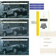 OWNERS MANUAL 95 YJReplaces: 813269550Made in USAUPC: 804314063702Label: 12601.20 OWNERS MANUAL 1995 YJ