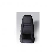 NEOPRENE SEAT COVER, RUGGED RIDGE,  FRONTS (PAIR), BLACK, 76-90 WRANGLER
Custom Fit Neoprene Seat Covers. These covers are constructed of durable neoprene creating the best looking custom seat cover available. Rugged Ridge does not use that cheap stretch nylon on their seat covers! Neoprene (wet suit material) is a does not use that cheap stretch nylon on their seat covers! Neoprene (wet suit material) is a great fabric to protect your seats from dirt, water and whatever mother nature can throw at you. No more burned legs from hot vinyl seats! Each cover is custom tailored for your Jeep's original equipment seat style making your seats look like they have been recently reupholstered. Installation is easy with special designed elastic cords, nylon straps and hooks that attach to your  seat and to the seat cover mounting points. The center portion (color) goes all the way to the top of the seat.             
Replaces: 13212.01
Made in CHINA
UPC: 804314119164
Label: CVR,NP SEAT FR PR 76-90 BLK
