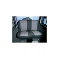 NEOPRENE SEAT COVER, RUGGED RIDGE,  REAR, GRAY, 97-02 WRANGLER
Custom Fit Neoprene Seat Covers. These covers are constructed of durable neoprene creating the best looking custom seat cover available. Rugged Ridge does not use that cheap stretch nylon on their seat covers! Neoprene (wet suit material) is a does not use that cheap stretch nylon on their seat covers! Neoprene (wet suit material) is a great fabric to protect your seats from dirt, water and whatever mother nature can throw at you. No more burned legs from hot vinyl seats! Each cover is custom tailored for your Jeep's original equipment seat style making your seats look like they have been recently reupholstered. Installation is easy with special designed elastic cords, nylon straps and hooks that attach to your  seat and to the seat cover mounting points.               
Replaces: 13261.09
Made in CHINA
UPC: 804314119461
Label: COVER,NP SEAT RR 97-02 BLK/GY