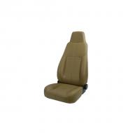 FRONT SEAT, RUGGED RIDGE, FACTORY REPLACEMENT WITH RECLINER, LATE MODEL HEAD REST, SPICE, 76-02 CJ & WRANGLER
Replacement seating that reclines just like the original! All Rugged Ridge Seating is manufactured to exacting specifications by an original equipment seat manufacturer to guarantee only the highest quality. Each seat is constructed of equipment seat manufacturer to guarantee only the highest quality. Each seat is constructed of durable automotive grade vinyl that is designed to match your vehicles interior and all Rugged Ridge rear seats. All frames are powdercoat painted and welded to make sure it can take those offroad adventures and years of open air use. The foam pack and spring system used on all Rugged Ridge Seats is extremely dense for long life yet soft enough for true comfort. Soft side bolsters  �cradle� the driver making driving a pleasure. Each seat features an infinitely adjustable reclining mechanism to ensure proper driving position and the ultimate in comfort. All Rugged Ridge seats feature a stylish stitch pattern and original equipment bolt pattern for ease of installation and a great original equipment look. Simply remove the old seat and bolt in the new!        
Replaces: 13403.37
Made in CHINA
UPC: 804314120337
Label: 45117 SEAT FR SPICE HR+RECL CY