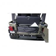 JEEP/SUV STORAGE BAG, UNIVERSAL ALL JEEPCustom designed to provide removable storage for Jeep vehicles. Special size fits behind rear seat to organize and store your cargo. Constructed of durable vinyl with a zipper top and removable cargo dividers - easy to use shoulder strap durable vinyl with a zipper top and removable cargo dividers - easy to use shoulder strap included.                        Replaces: 13551.01Made in CHINAUPC: 804314120689Label: BAG, STORAGE UNI.