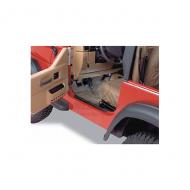 ENTRY GUARDS CJ/YJ WRANGLER
Protect your door sill from scratches and scuffs with these polyurethane entry guards. Attaches with a hidden adhesive strip.                             
Replaces: 51047-01
Made in USA
UPC: 804314134778
Label: ENTRY GUARDS C/Y