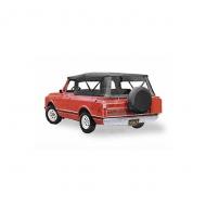 TIGERTOP JEEPSTER WITHOUT DOORS 67-73
The Tigertop� allows owners of early model vehicles to get the latest in softtop technology. Attaches to the vehicle using reinforced hidden snaps for a clean, custom appearance. heat sealed, DOT approved windows roll up for ventilation and snaps for a clean, custom appearance. heat sealed, DOT approved windows roll up for ventilation and that �safari� look. Other features include haartz� fabric, marine-grade thread, mandrel bent and powder coated hardware and large YYK� zippers. Comes with fabric and all hardware necessary for installation. Made in the USA. (doors not available)                   
Replaces: 51311-01
Made in USA
UPC: 804314135591
Label: TIGERTOP JPSTR WO DOORS 67-73