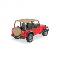 SAFARI BIKINI, 97-02 SPICE
The Safari Bikini� includes all the same features of the strapless Bikini� plus it extends rearward of the center sportbar to give rear seat passengers coverage. One year warranty. Made in the USA. passengers coverage. One year warranty. Made in the USA.                         
Replaces: 52530-37
Made in USA
UPC: 804314139773
Label: SAFARI BIKINI, 97-02 SPICE