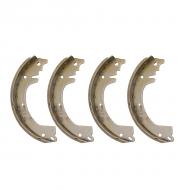 These are 9 inch Rear Brake Shoes, These are an excellent replacement option and will fit the following vehicles:

1990-2006 Jeep Wrangler YJ, TJ (w/Dana 35 axle)
1990-2000 Jeep Cherokee XJ
1993-1998 Jeep Grand Cherokee ZJ