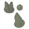 LEATHER BOOT KIT (3-PIECES) 41-45 MB-GPW, PEA GREEN COLOR, 3-PIECES FOR TRANSMISSION, TRANSFER CASE AND ACCELERATOR ROD COVER