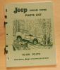 Jeep Forward Control Parts List FC-150 & FC-170